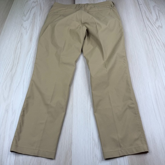 Bluffworks Ascender Mens Khaki Flat Front Tailored Fit Chino Pants Size 32x32 - Picture 3 of 11